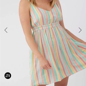 NWT O’Neill Kenzie Stripe Dress